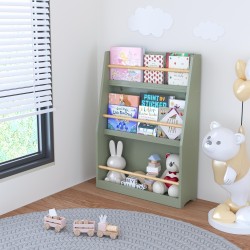 3 Tier Kids Book Shelf,Kids Book Rack, Helps Keep Bedrooms